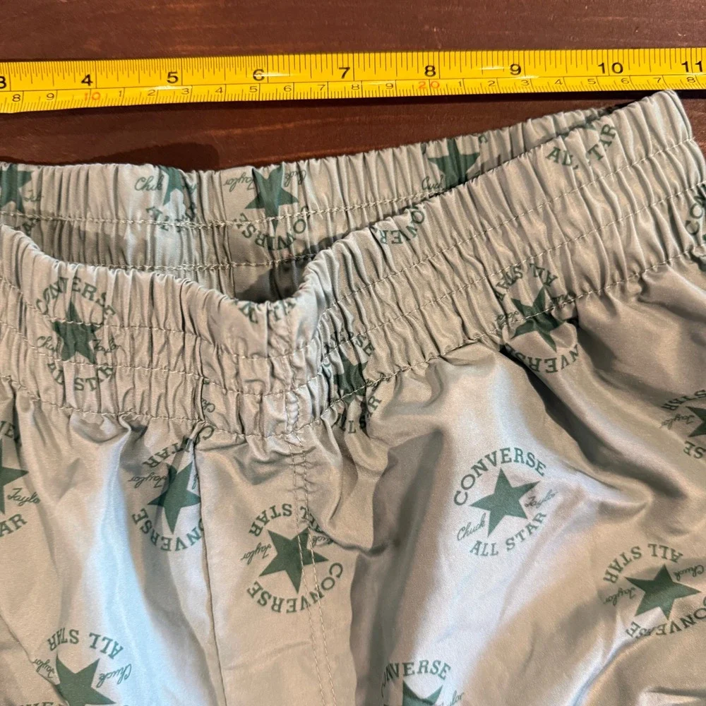 Converse Kids All Star Chuck Taylor Logo Shorts Sage Green Size‎ L 12-13 YRS